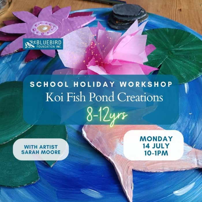 Koi Fish Pond Creations School Holiday Workshops