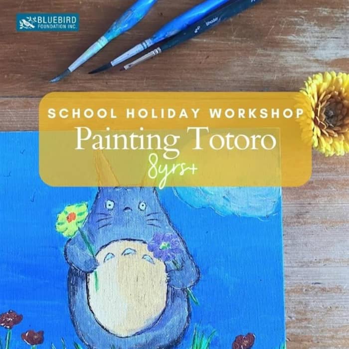 Totoro painting workshop bluebird house